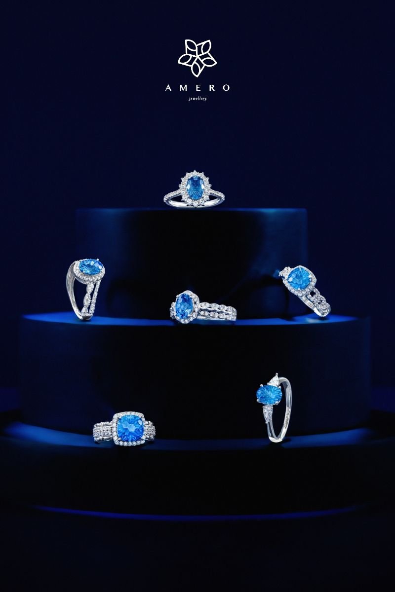 Diamora Royal Blossom Amero - ukuran cincin dalam cm